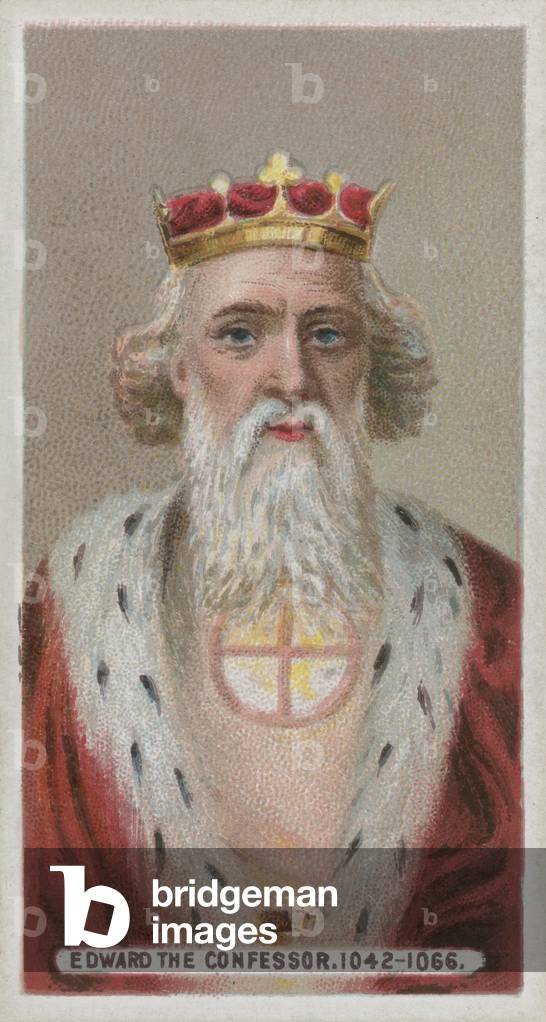 King Edward Confessor (chromolitho)