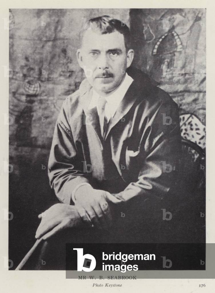 Mr W B Seabrook (b/w photo)