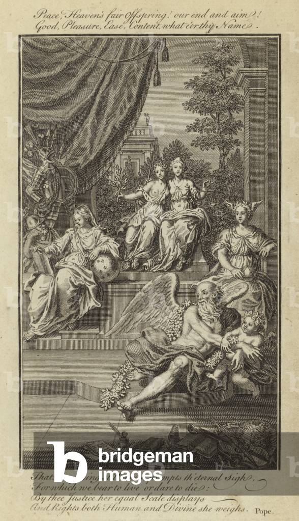 Epistle IV, Of the Nature and State of Man, With Respect to Happiness by Alexander Pope (engraving)