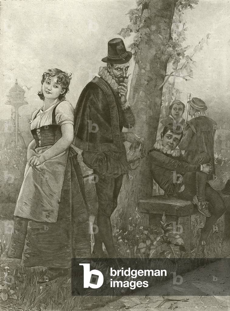 Love's Labour's Lost. Act I, Scene II (gravure)