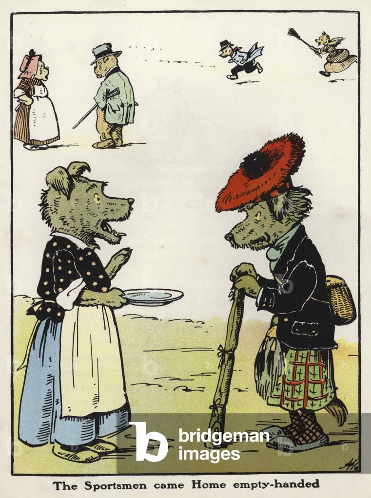 The Sportsmen came Home empty-handed (colour litho)