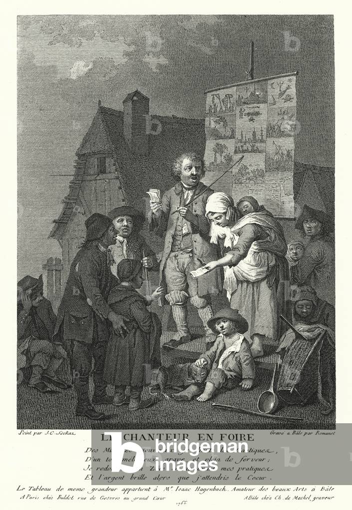 The Singer at the Fair (engraving)