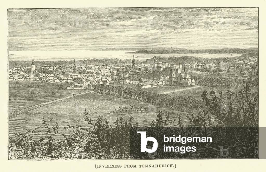 Inverness from Tomnahurich (engraving)