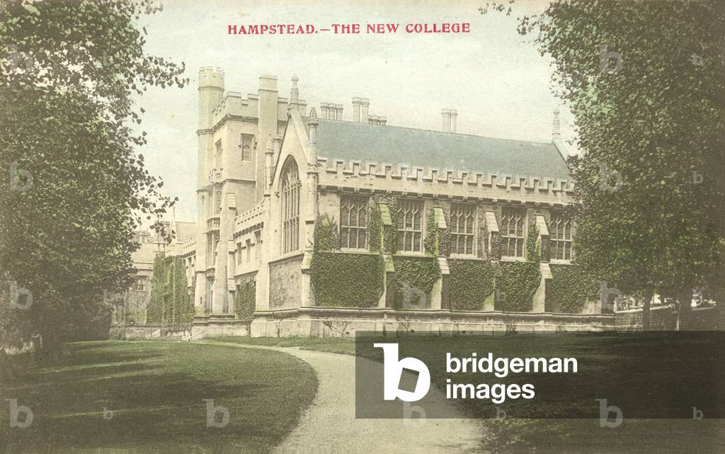 The New College, Hampstead (colour photo)