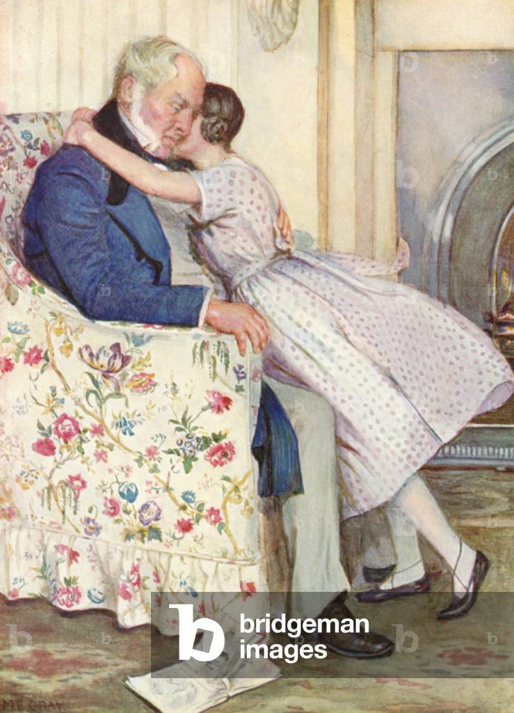 Illustration for Little Women by Louisa M Alcott (colour litho)
