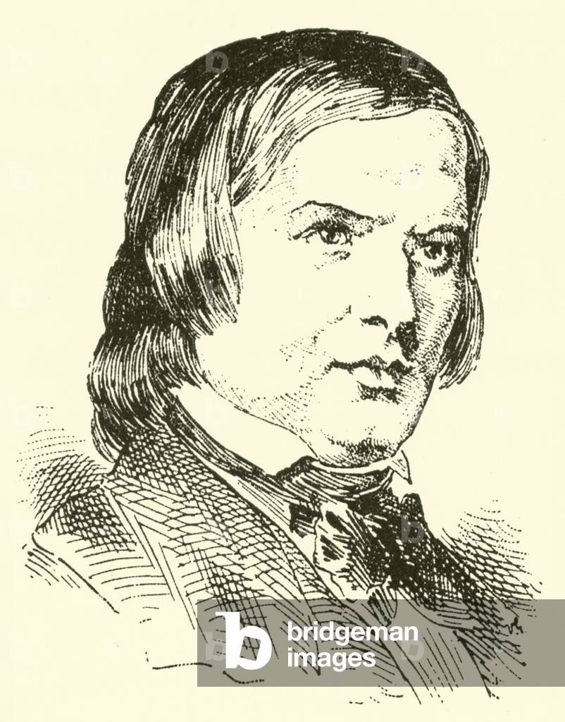Robert (Alexander) Schumann, 1810-1856 (engraving)