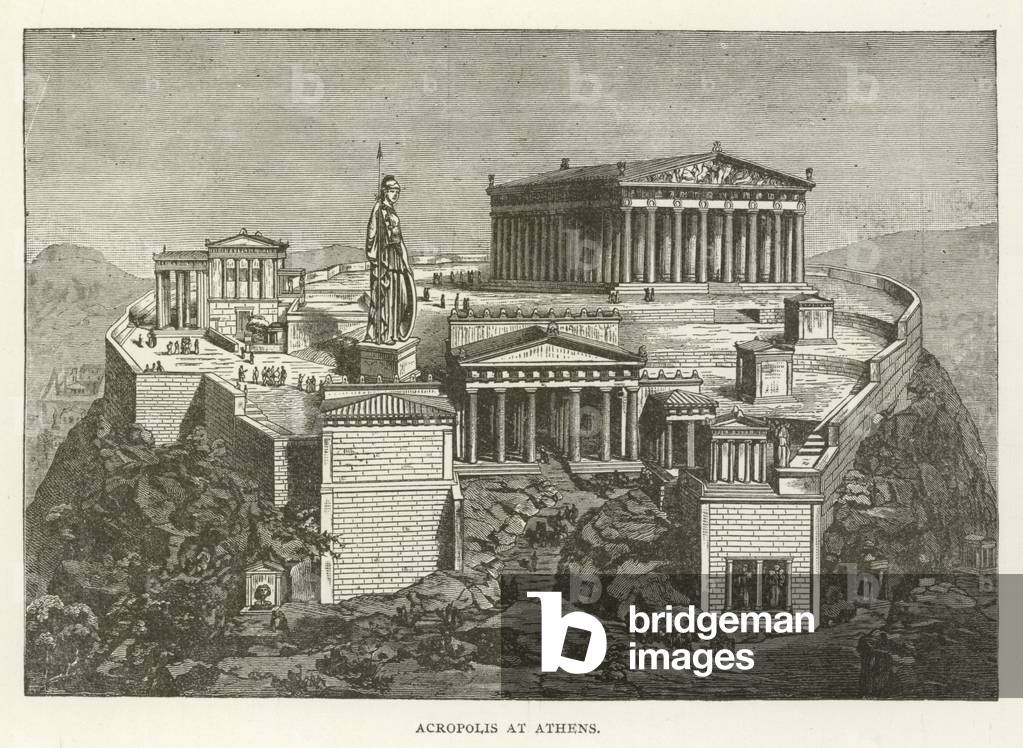 Acropolis at Athens (engraving)