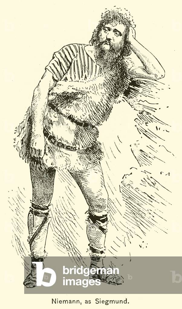 Niemann, as Siegmund (engraving)