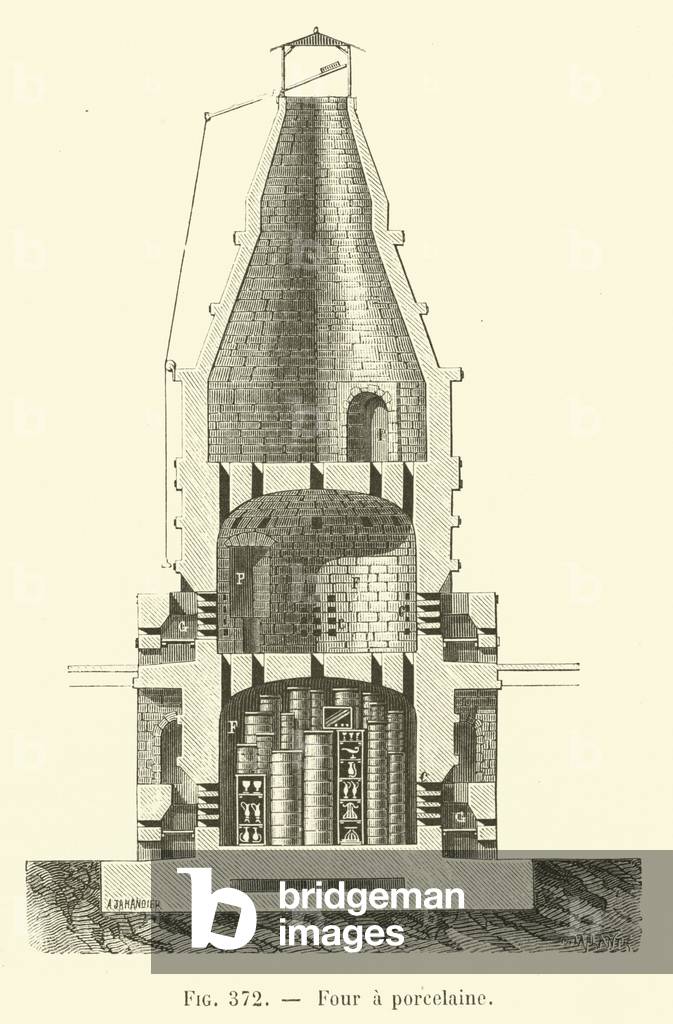 Four a porcelaine (engraving)