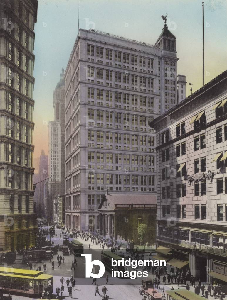 New York: St Paul Bldg; Am Telephone and Telegraph; Astor House (photo)