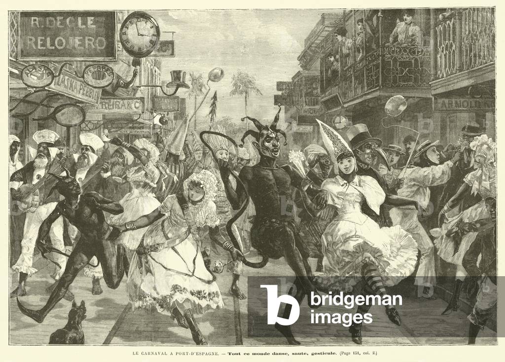 Le Carnaval A Port-D'Espagne (engraving)