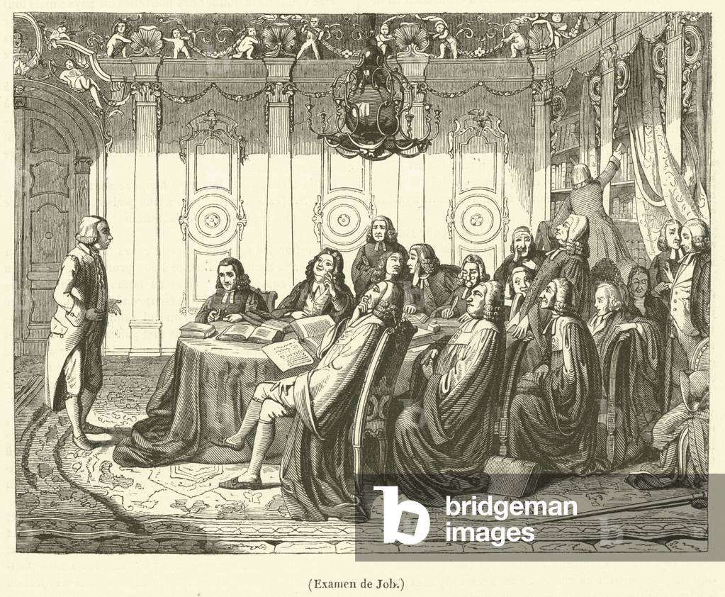 Examen de Job (engraving)