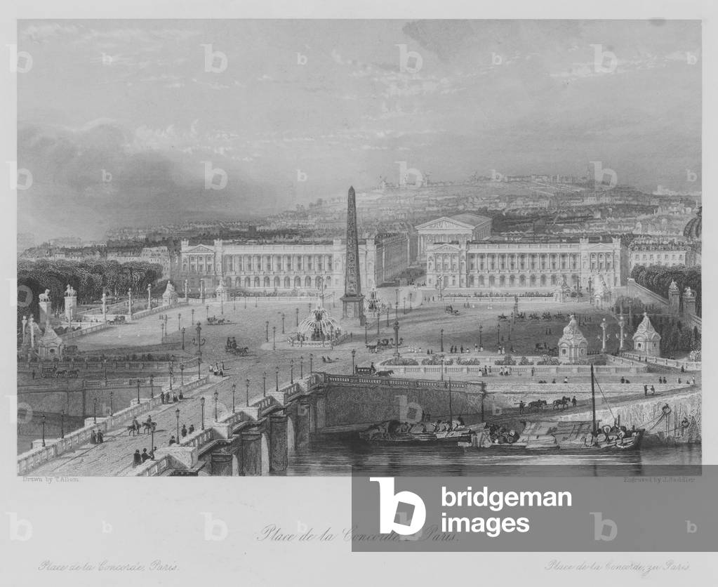 Place de la Concorde, Paris (engraving)