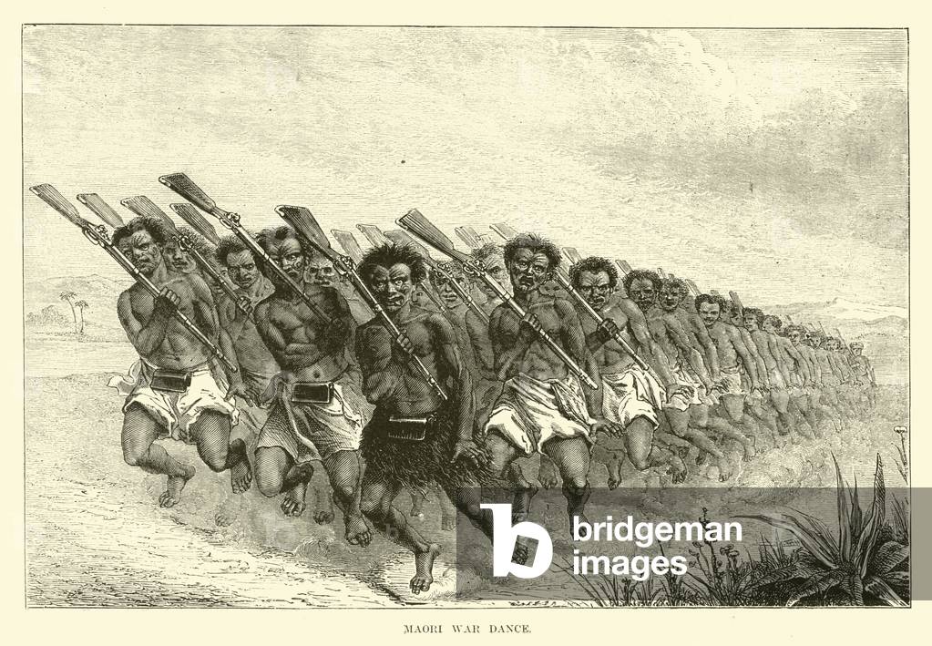 Maori War Dance (engraving)