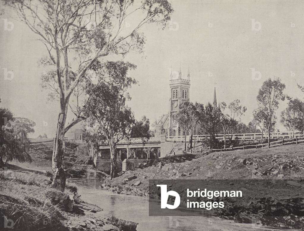 Strathalbyn, South Australia (b/w photo)