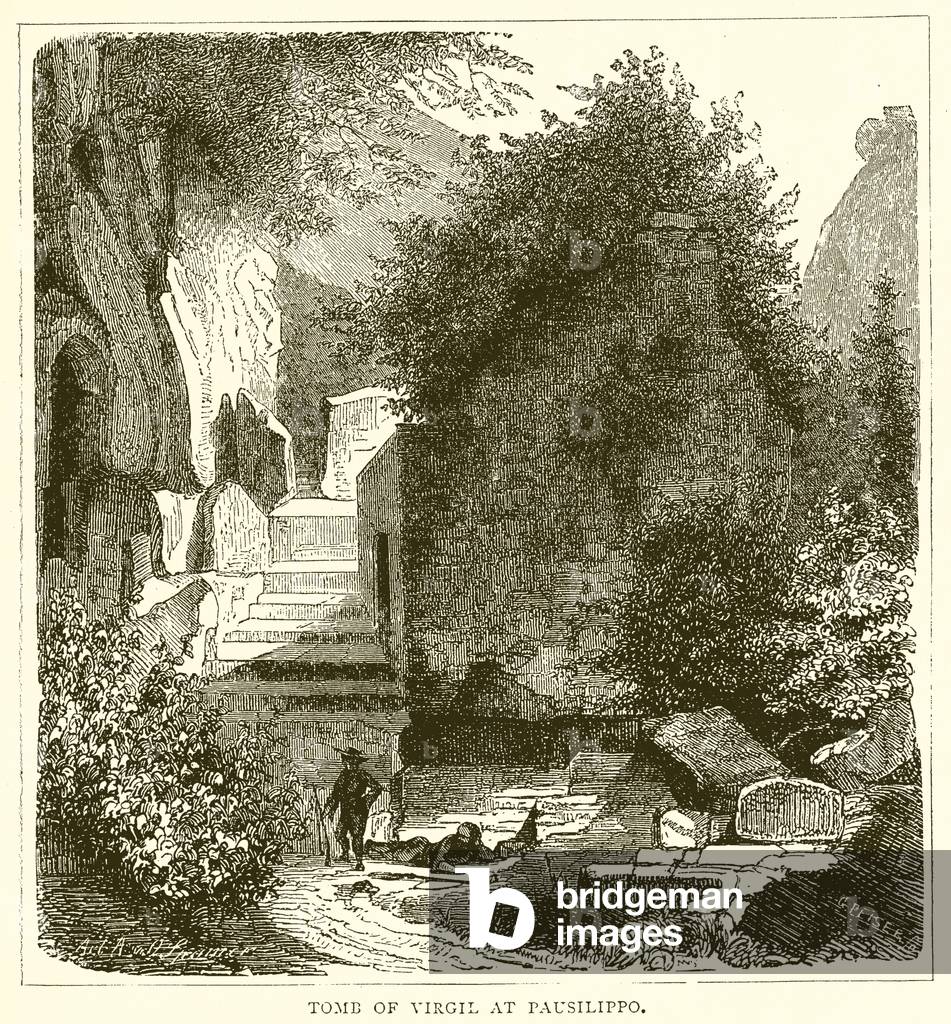 Tomb of Virgil at Pausilippo (engraving)