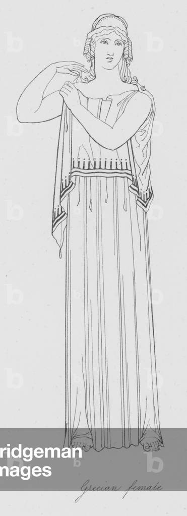 Grecian female (engraving)