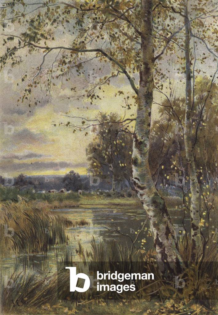 The Falling Leaf (chromolitho)