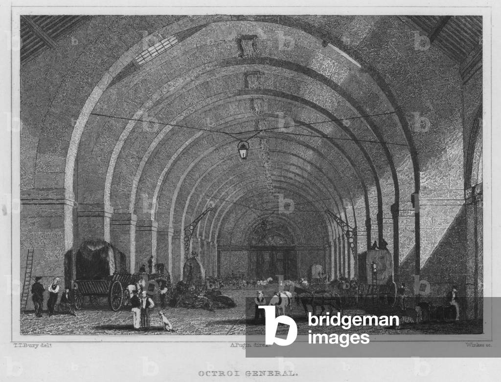 Paris, Octroi General (engraving)