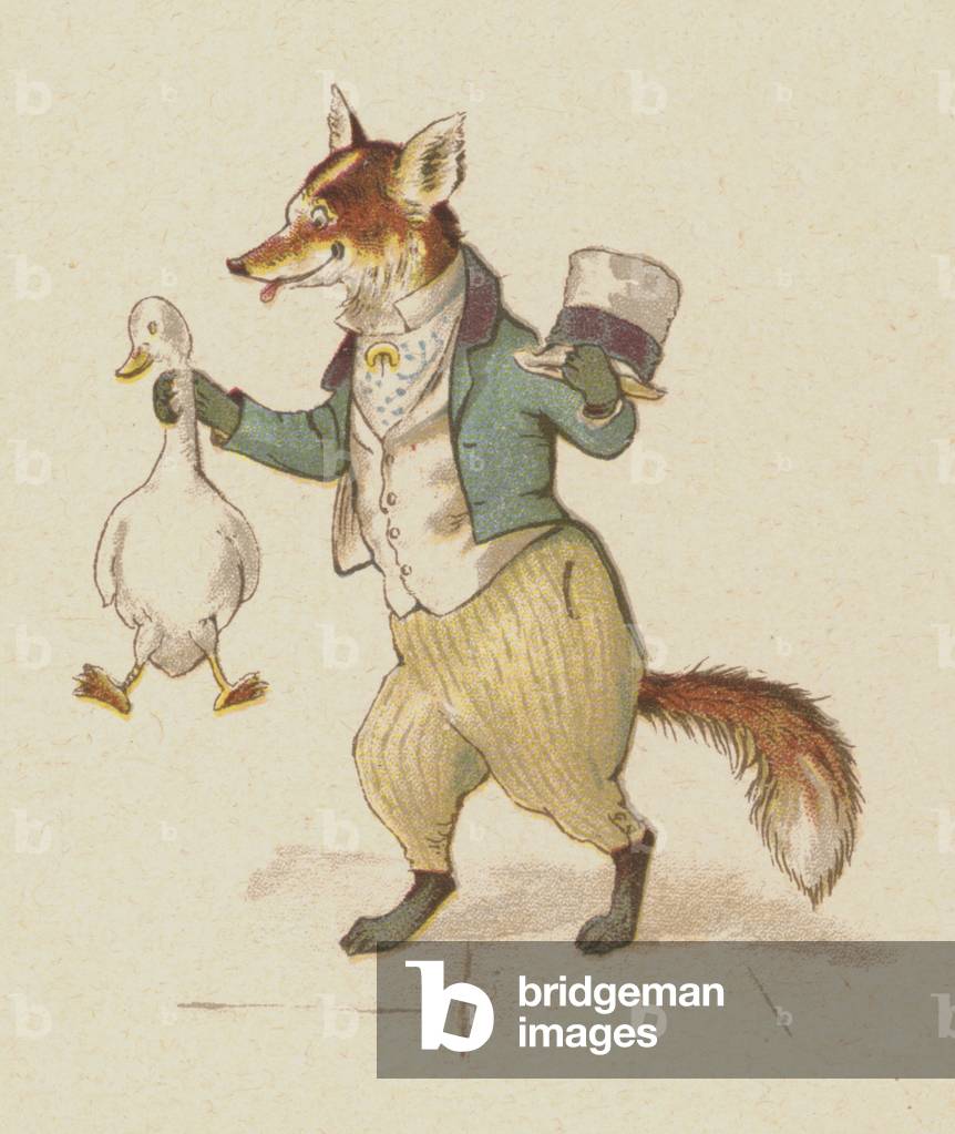 Fox And Goose (chromolitho)