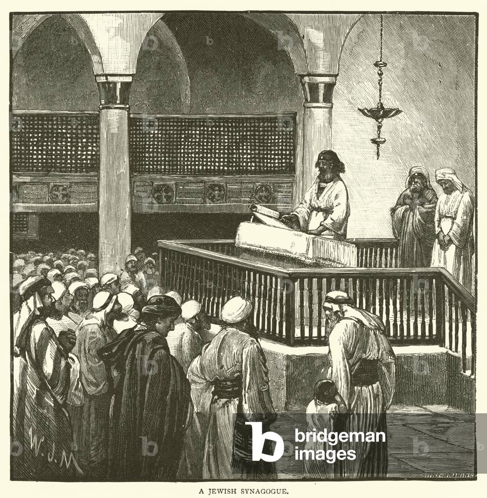 A Jewish Synagogue (engraving)