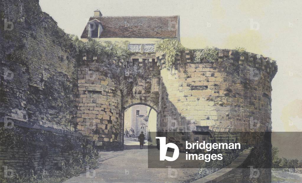 Vezelay, Porte Neuve, Cote exterieur a la ville (colour photo)