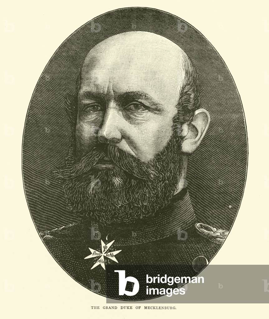 The Grand Duke of Mecklenburg, September 1870 (engraving)