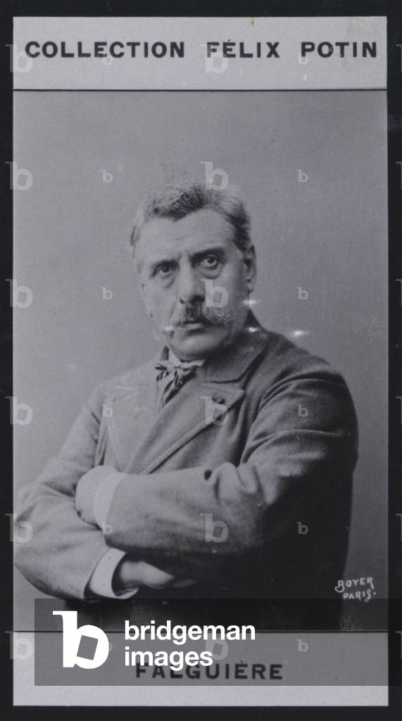 Alexandre Falguiere (1831-1900) (b/w photo)
