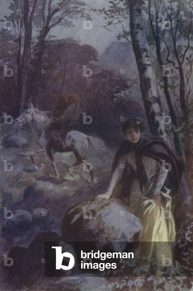 In spite of the double load the horse started off nimbly (colour litho)