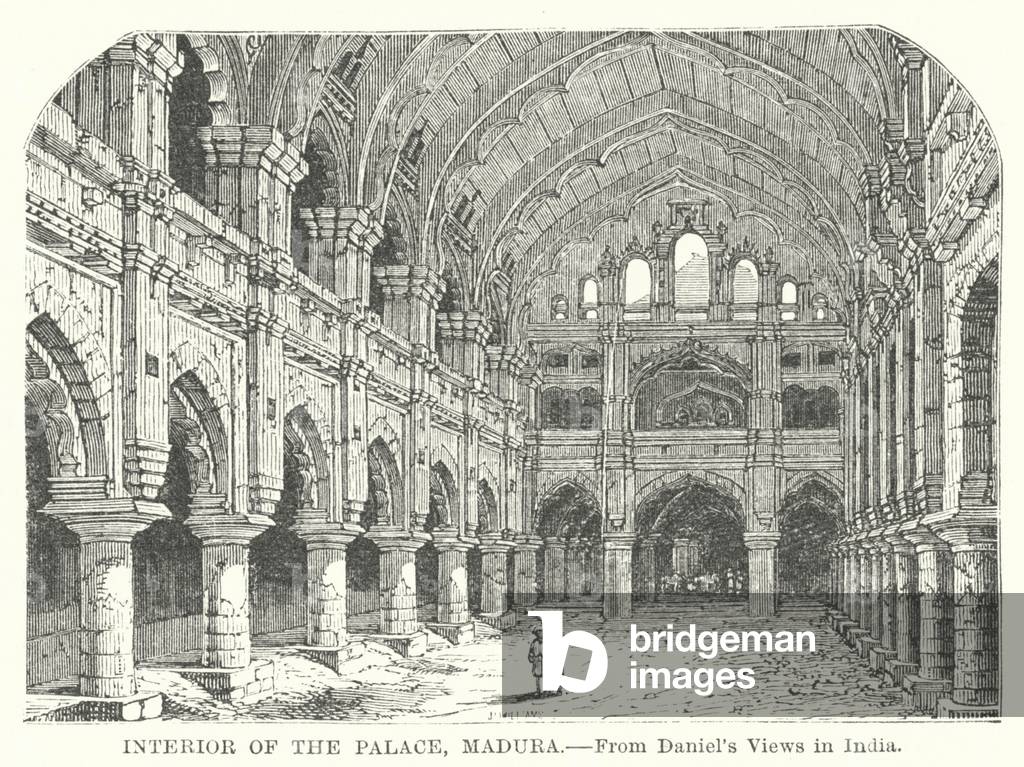 Interior of the Palace, Madura (engraving)