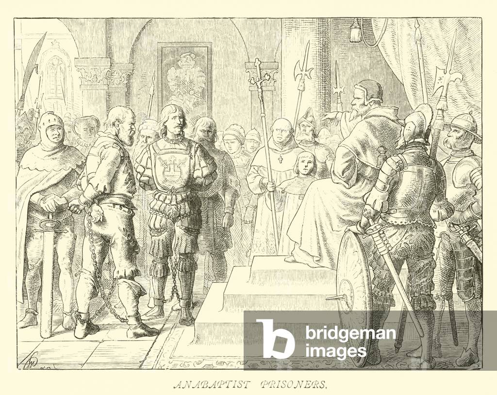 Anabaptist prisoners (engraving)