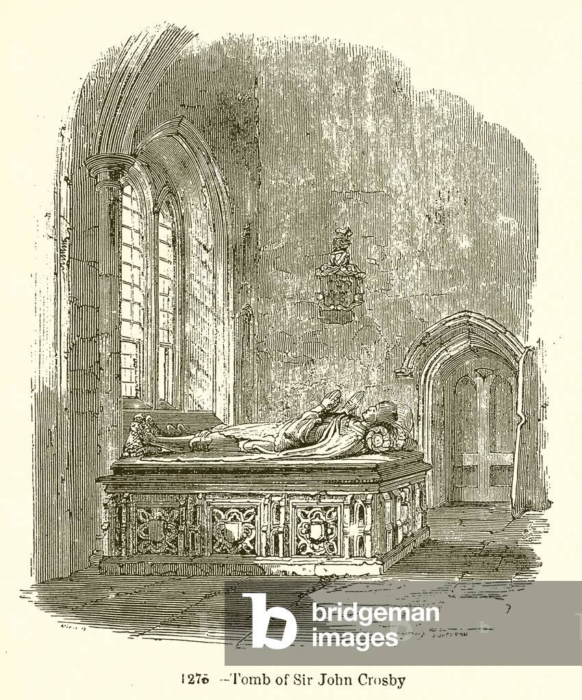 Tomb of Sir John Crosby (engraving)