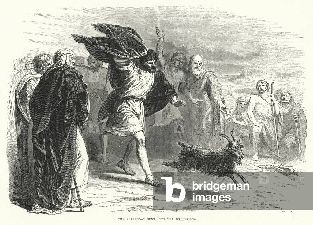 The Scapegoat sent into the Wilderness (engraving)