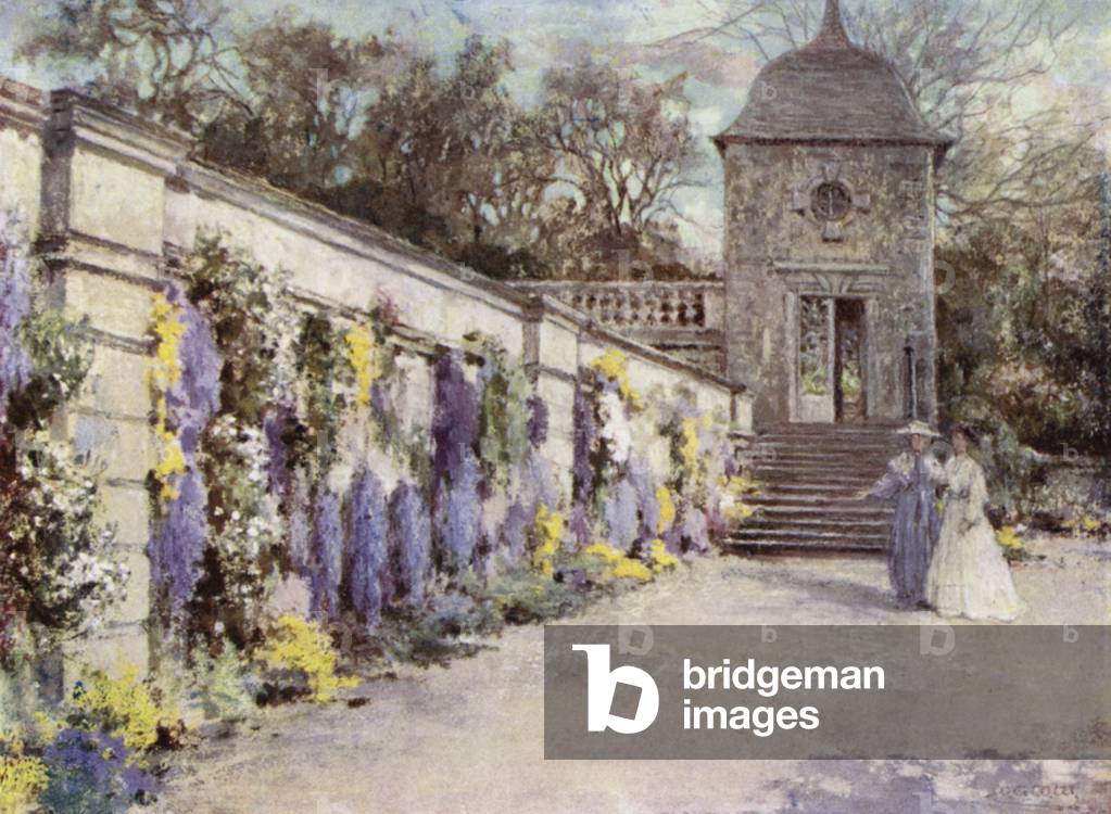 Scottish Gardens: Pollok (colour litho)