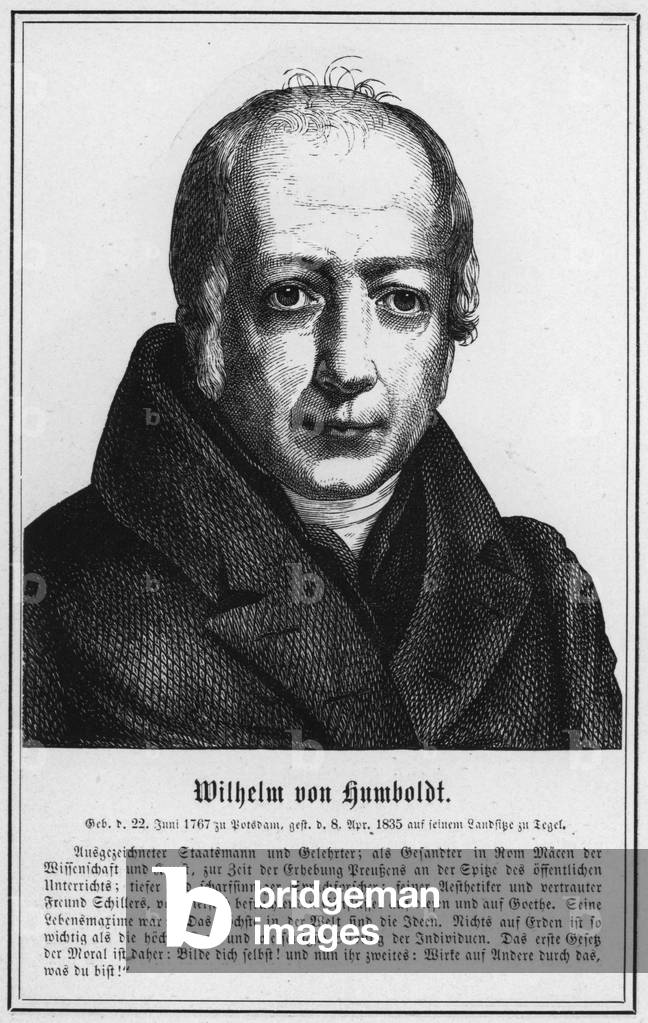 Wilhelm von Humboldt (engraving)
