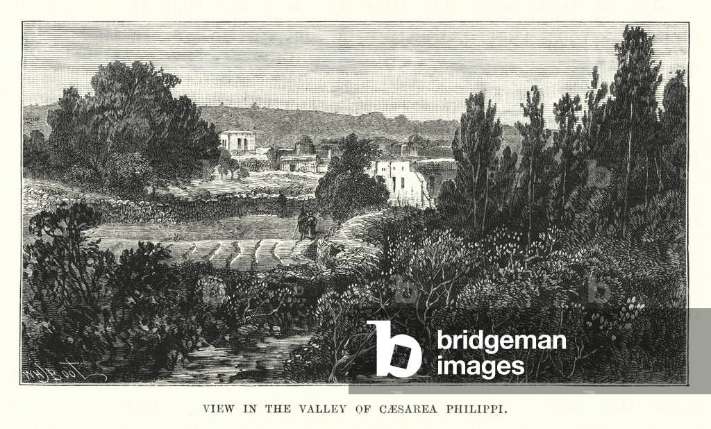 View of the Valley of Caesarea Philippi (engraving)