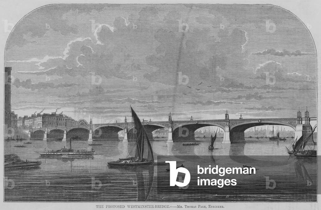 The Proposed Westminster Bridge (engraving)