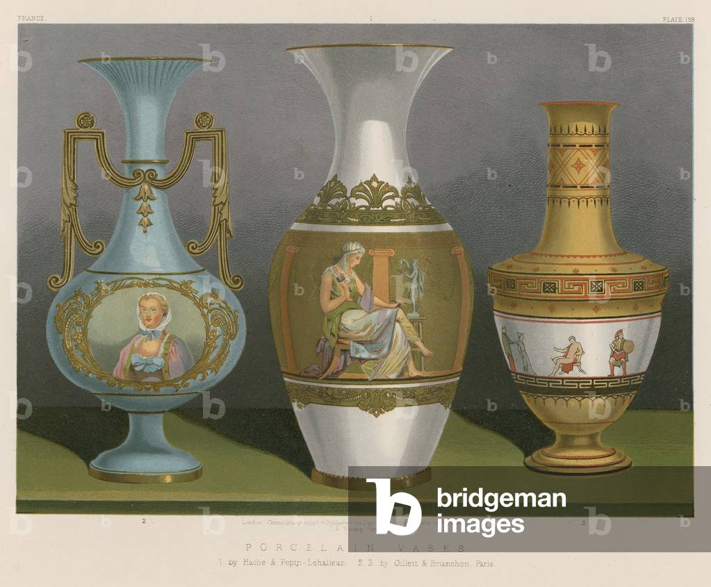 Porcelain Vases (chromolitho)