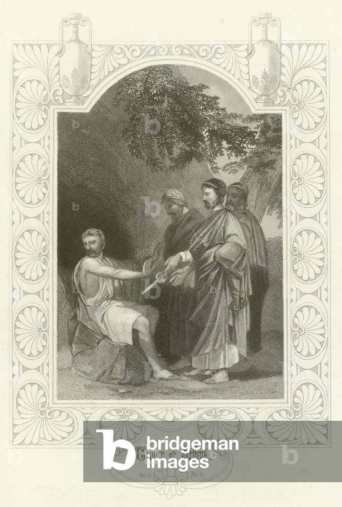 Timon of Athens, Act V, scene ii (engraving)