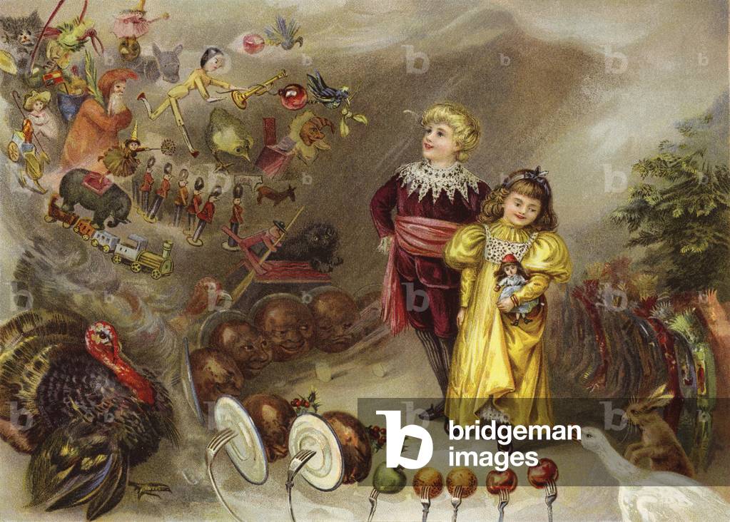 A Dream of Christmas (chromolitho)