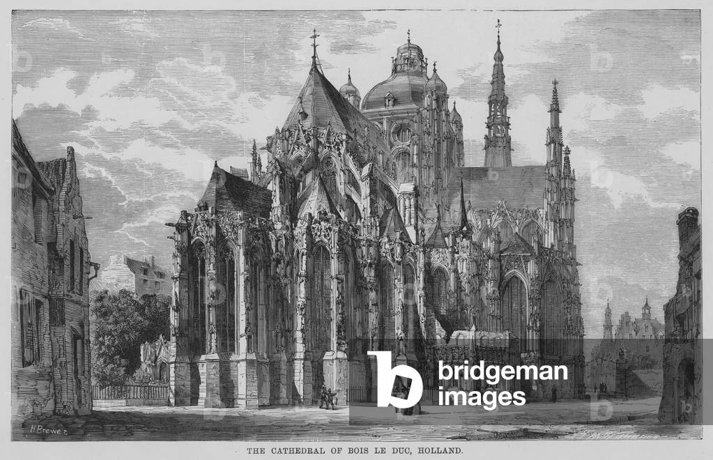 The Cathedral of Bois Le Duc, Holland (engraving)