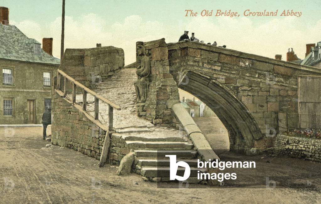 The Old Bridge, Crowland Abbey (colour photo)