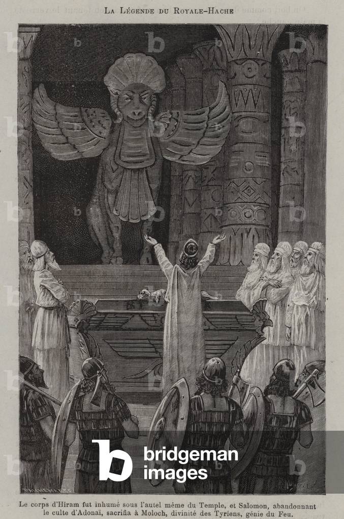 Legend of the Royal Axe (engraving)