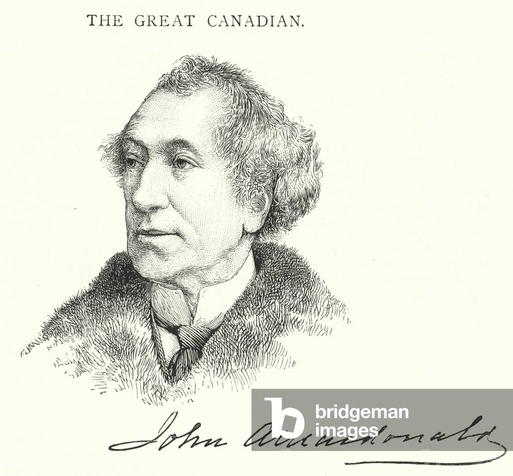Sir John Alexander Macdonald, 1891 (engraving)