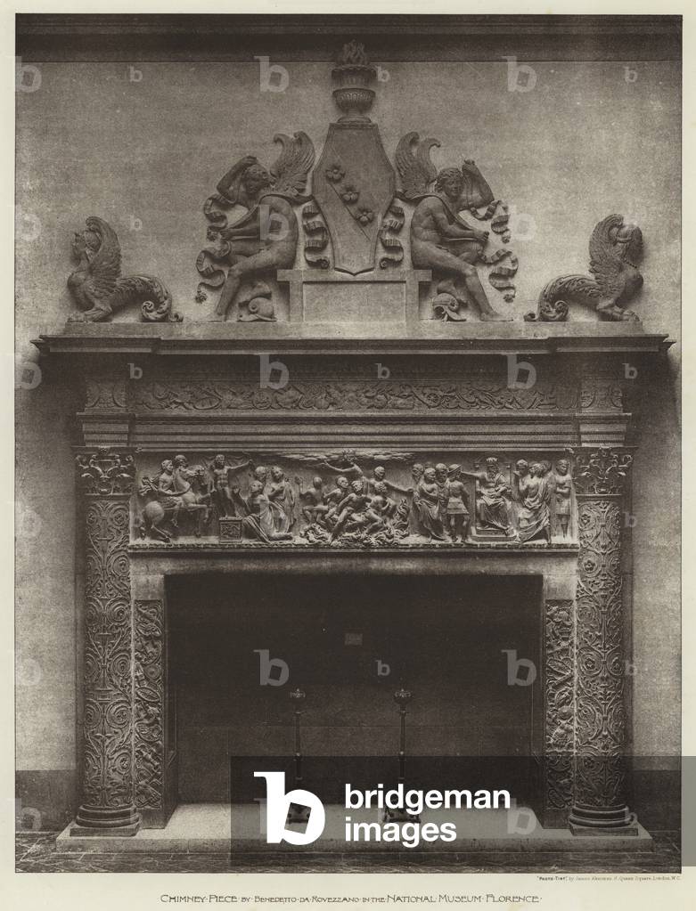Chimney Piece (b/w photo)