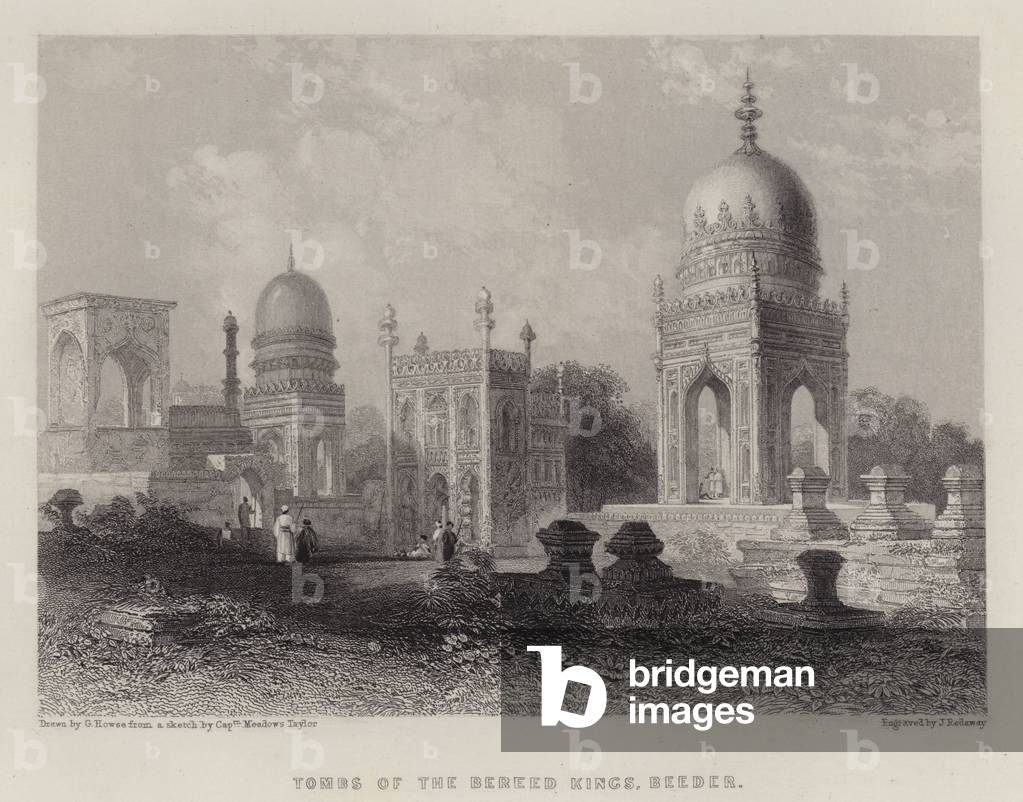 Tombs of the Bereed Kings, Beeder (colour litho)