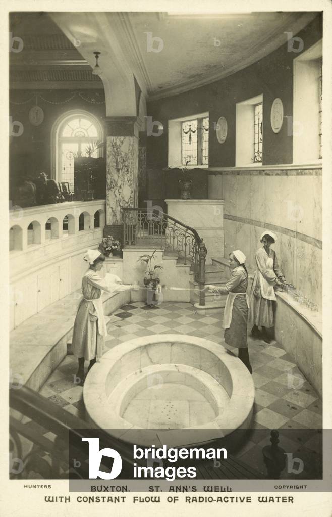 St Ann's Well, Buxton (b/w photo)