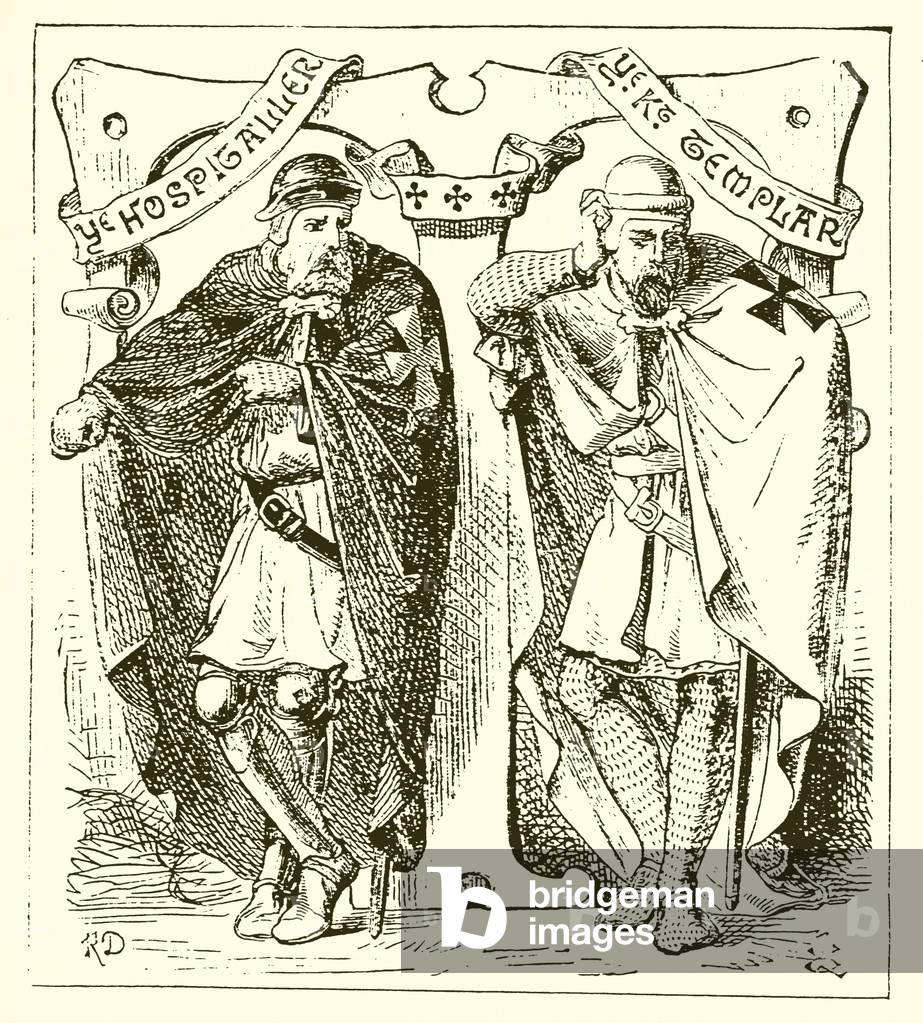 Hospitaller and Templar (engraving)