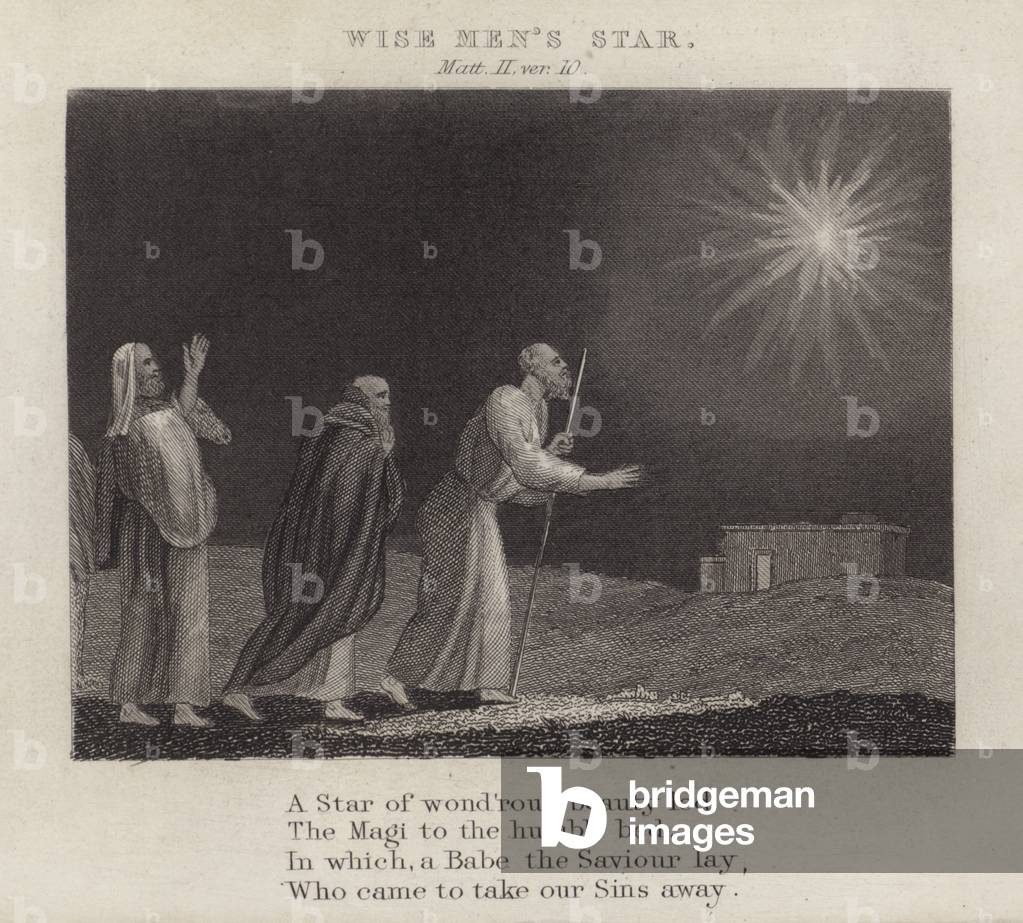 Wise men's star, Matthew II, ver 10 (engraving)