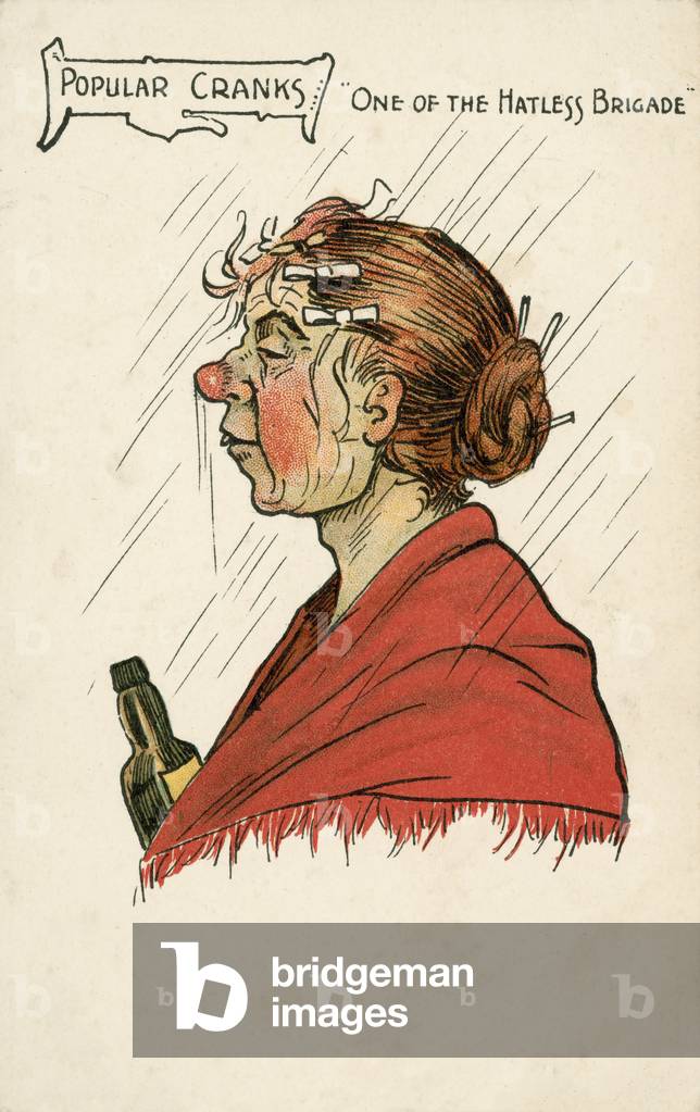 Popular Cranks, one of the hatless brigade (colour litho)